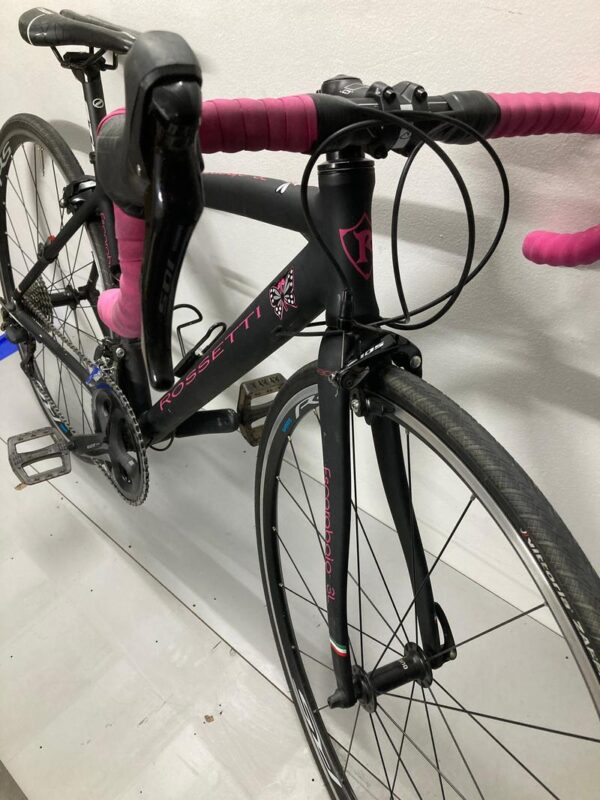 Bicicleta Rossetti Escarabajo Talla XS Negra-Rosada - Image 2